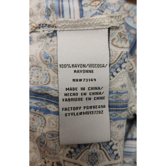 One 5 One Women's Multi Colored Tribal Boho Lounge Pants Large - Picture 4 of 4